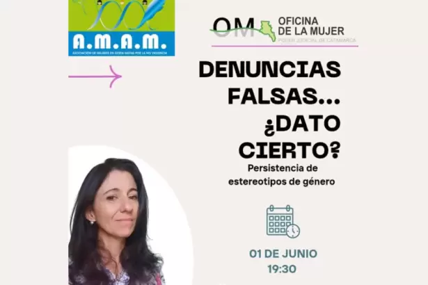 Denuncias falsas: dictan charla para analizar estereotipos de g�nero y su impacto en la sociedad