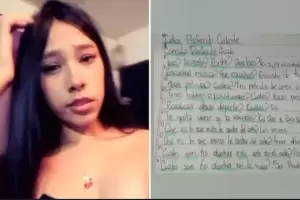 Agostina Vega: la carta escolar que revel� el futuro que imaginaba