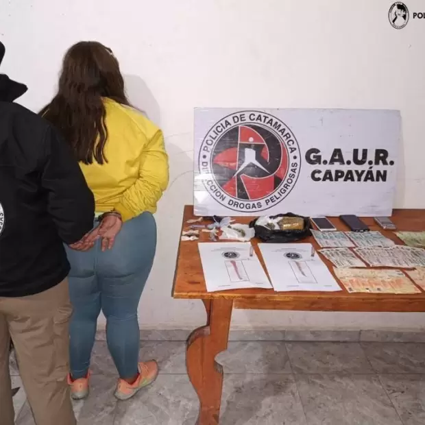 Dos detenidos por narcomenudeo tras allanamientos en Capay�n y Tinogasta