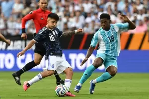 Argentina arranc� la preparaci�n para el Mundial con un triunfo ante Honduras