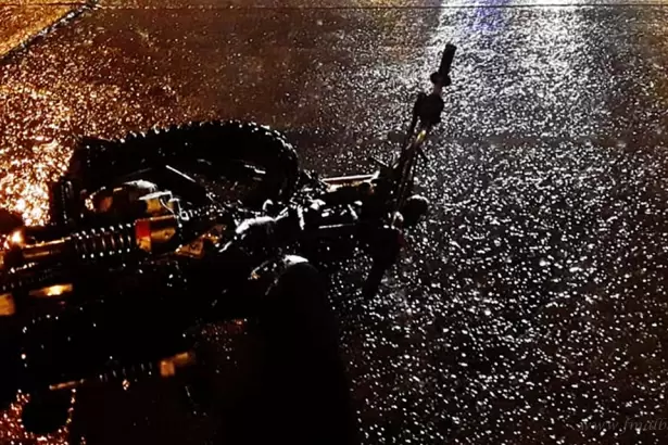 Un motociclista de 45 a�os muri� tras derrapar sobre la Ruta Nacional 38