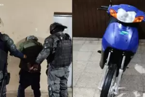 Dos aprehendidos tras una persecuci�n policial: le secuestraron armas blancas