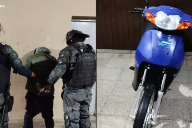 Dos aprehendidos tras una persecuci�n policial: le secuestraron armas blancas