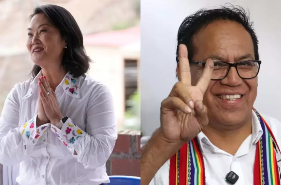 Keiko Fujimori y Roberto S�nchez