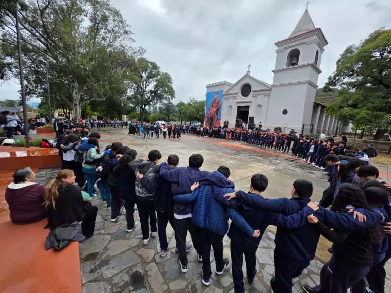 peregrinación estudiantes