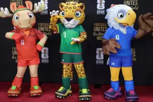 Maple, Zayu y Clutch, las tres mascotas del Mundial 2026