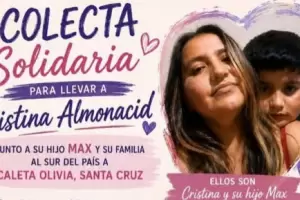 Colecta solidaria para acompa�ar a la familia de Cristina Almonacid tras la tragedia