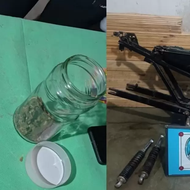 Catamarca: secuestran motopartes, incautan marihuana y hay un detenido