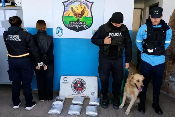Detienen a una joven con m�s de seis kilos de marihuana en El Portezuelo