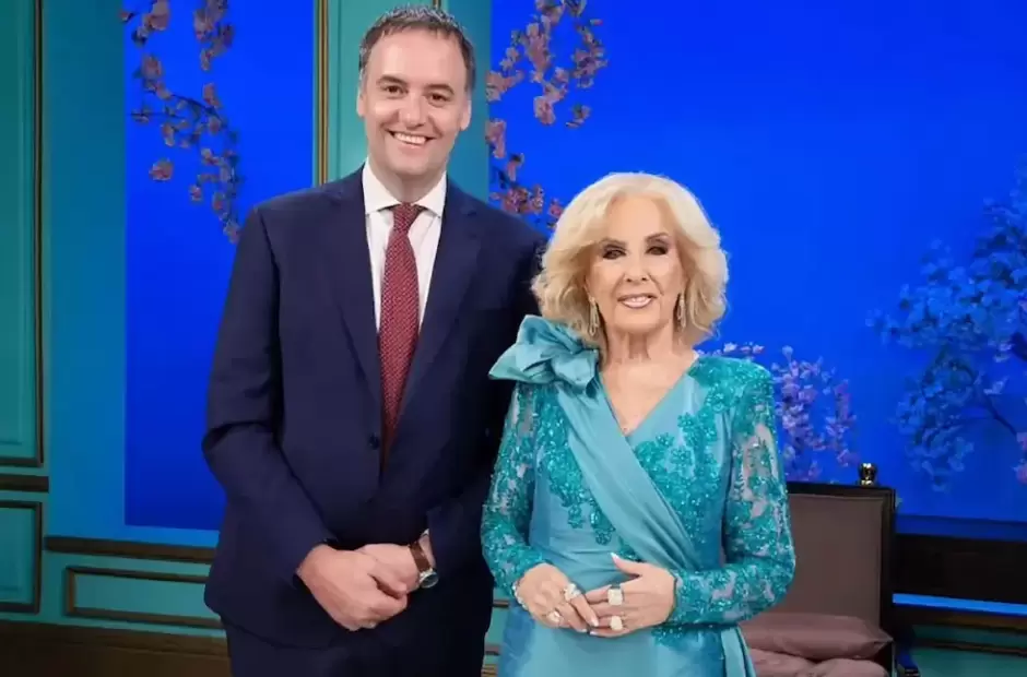 Mirtha Legrand y Manuel Adorni
