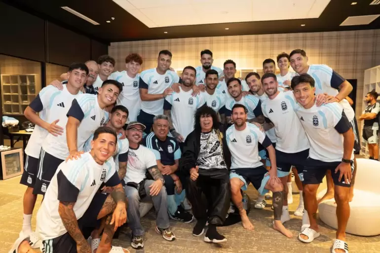 La Mona y Lionel Messi y la Selección