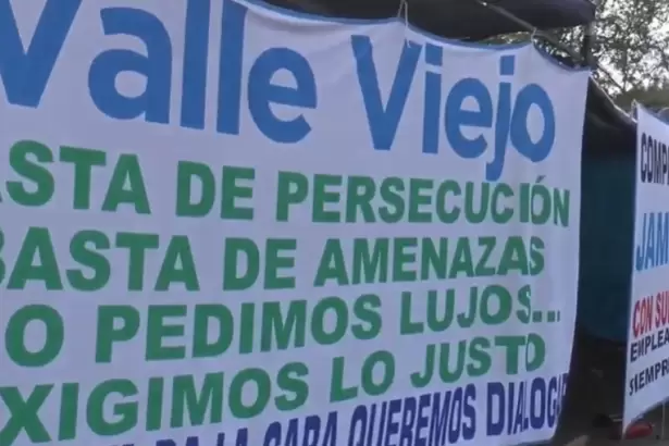 Sexto d�a de paro: el conflicto en Valle Viejo se profundiza y no encuentra una salida