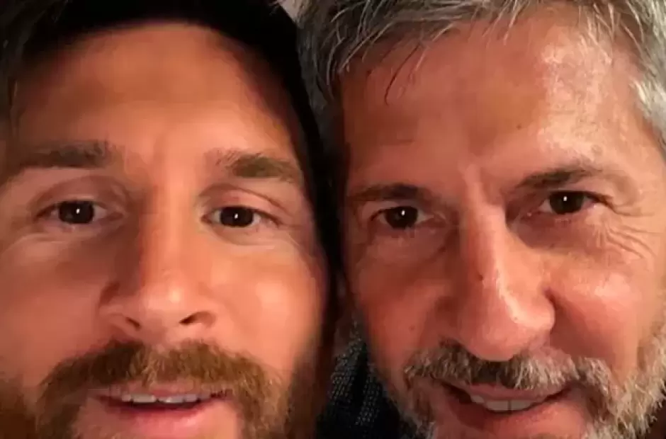 Lionel y Jorge Messi