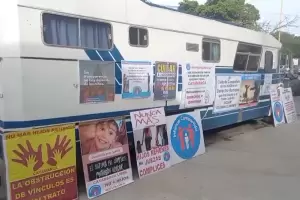 Padres impedidos de ver a sus hijos vuelven a manifestarse en Catamarca