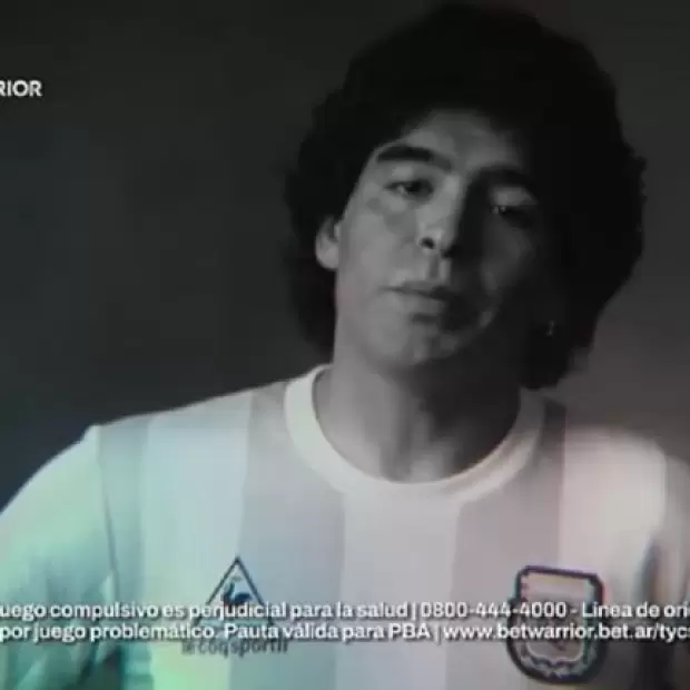 La pol�mica por la publicidad de apuestas con Maradona creado con IA