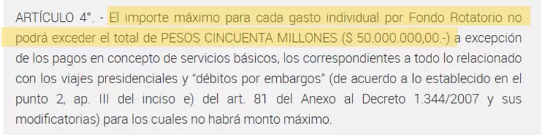 tarjeta presidencia milei