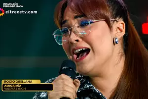 VIDEO: Rochi Orellana volvi� a deslumbrar en "Es mi sue�o" y la aplaudieron de pie
