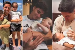 El D�a del Padre emocion� a la Scaloneta: los mensajes y homenajes para los campeones