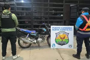 Secuestran una motocicleta por irregularidades en la numeraci�n del motor