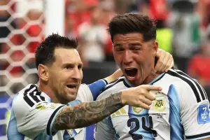 Messi hizo historia: marc� un golazo y es el m�ximo goleador de los Mundiales