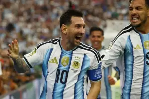 Messi celebr� la victoria: "Estoy muy feliz por el triunfo y disfrutando de este momento"