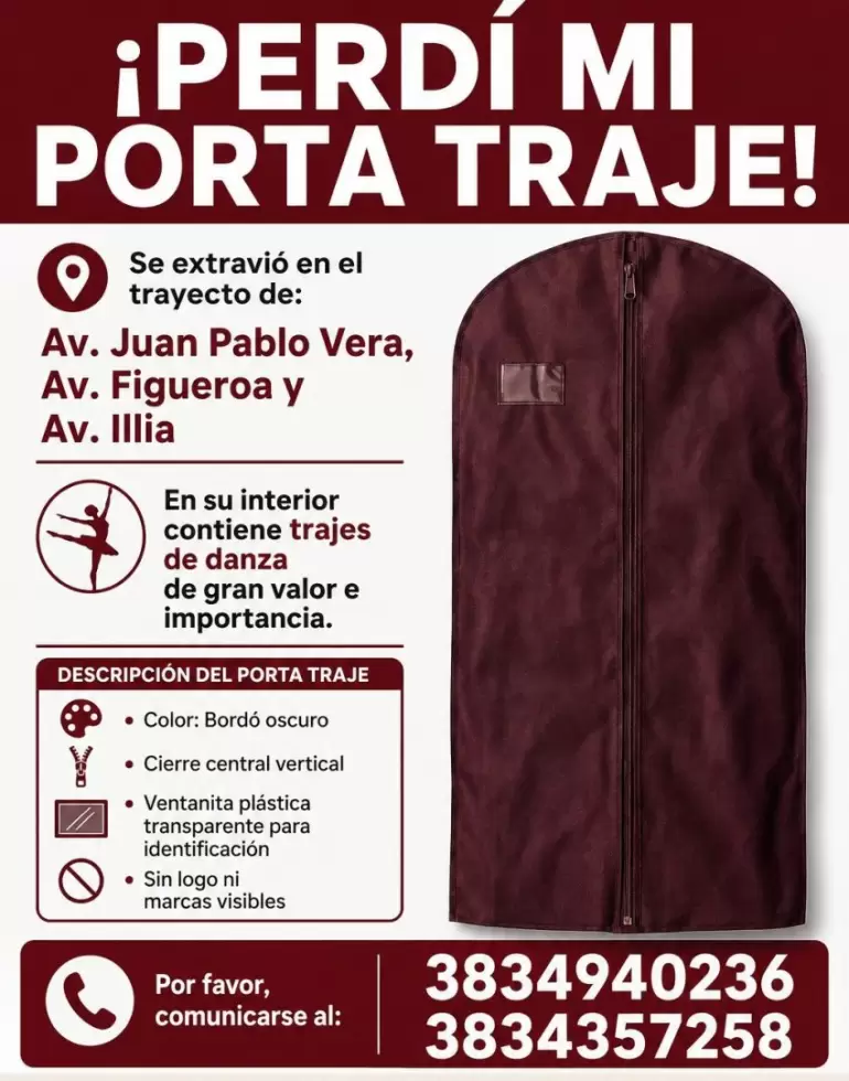 porta traje