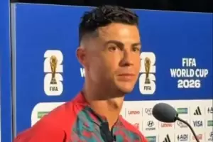 VIDEO: la curiosa reacci�n de Cristiano cuando le preguntaron por Messi