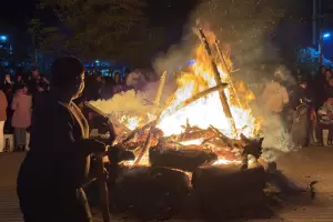 El ISAC enciende una nueva edicion del tradicional fog�n en honor a San Juan Bautista