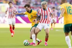 Paraguay igual� sin goles con Australia y qued� a un paso de la clasificaci�n