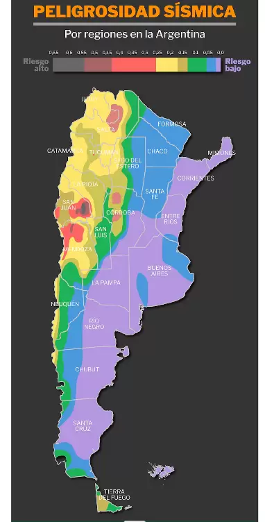 sismo regiones