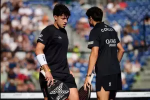 Tapia y Coello vencieron a Lebr�n y Augsburger y jugar�n la final del Valladolid P2