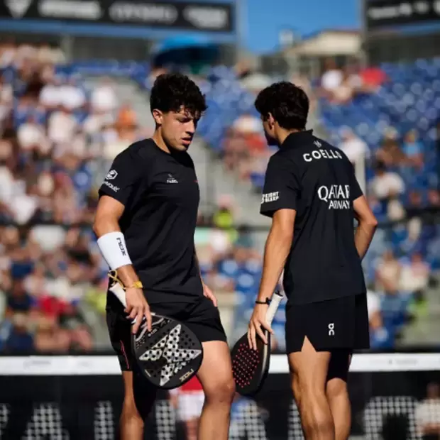 Tapia y Coello vencieron a Lebr�n y Augsburger y jugar�n la final del Valladolid P2