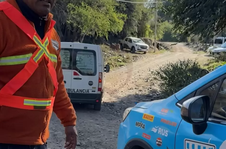 Accidente con espectadores durante el Rally del Poncho: dos personas resultaron heridas