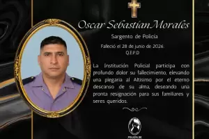 Profundo dolor en la Polic�a por la muerte de otro integrante de la fuerza