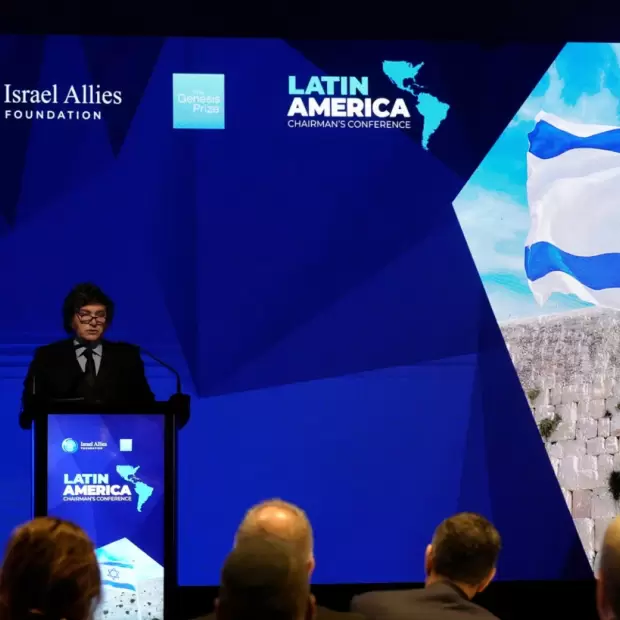 Milei llam� a Latinoam�rica a alinearse "del lado correcto" con el Estado de Israel