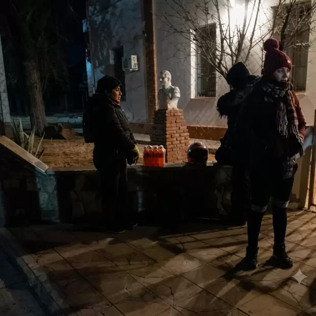 Padres retomaron la toma de la Escuela N�309 de La Puntilla