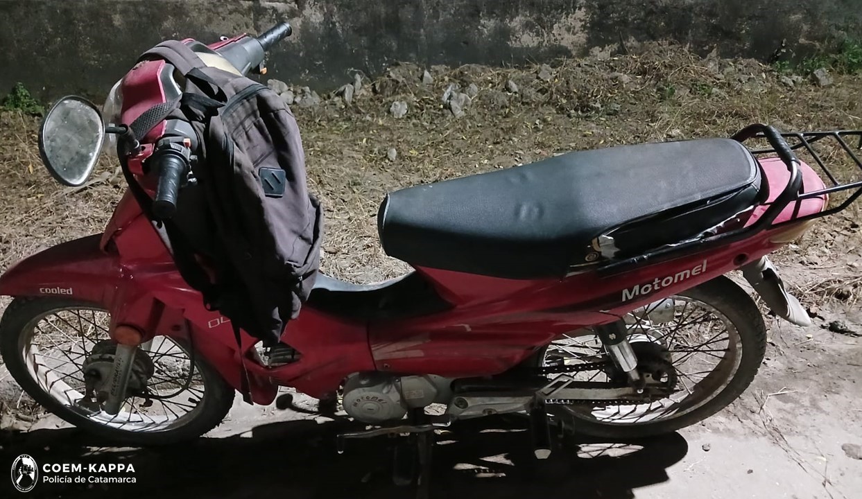 Inseguridad en Catamarca: cayeron dos motochorros tras una persecución