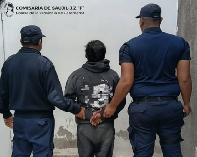 Dos detenidos por disturbios, uno con arma blanca, en Saujil