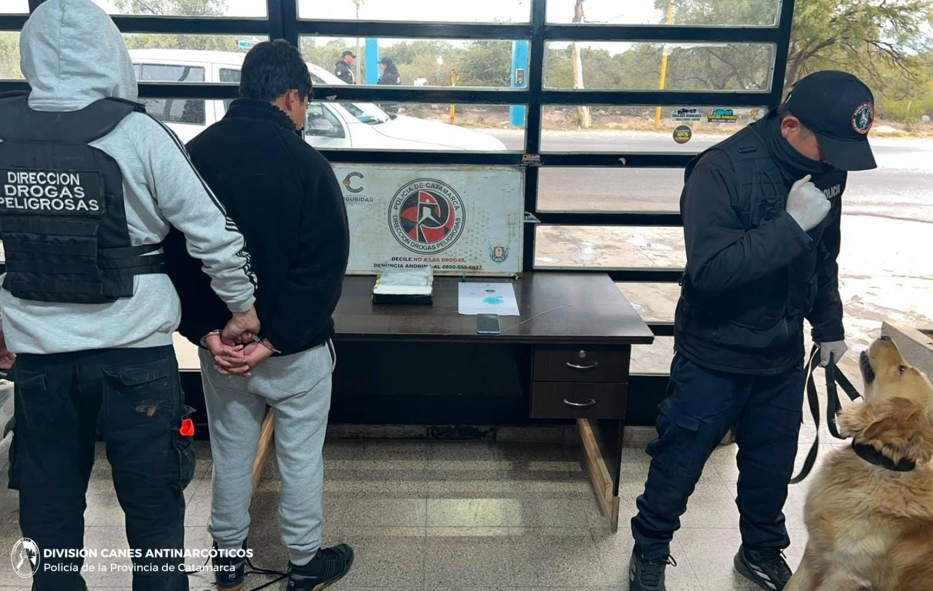 Secuestran cocaína en la Ruta Nacional 38 y detienen a un ciudadano boliviano