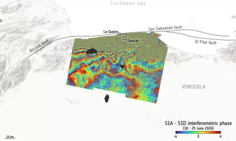 terremoto venezuela nasa