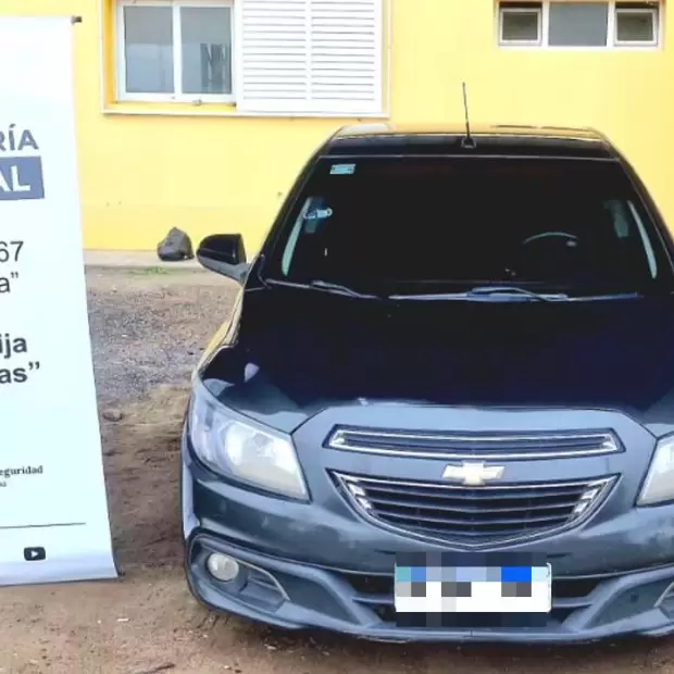 Detectan un auto con pedido judicial en un control sobre la Ruta 60