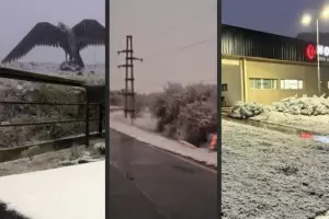 La nieve lleg� a Catamarca: El Portezuelo, El Rodeo y Balcozna te�idos de blanco