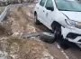 Precauci�n en La C�bila: nieve, escarcha y un siniestro vial