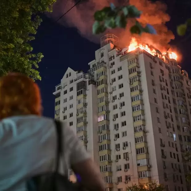 Kiev bajo el mayor ataque a�reo desde el inicio de la guerra: al menos 27 muertos