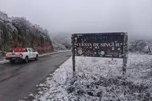 Las nevadas y las bajas temperaturas obligaron a cerrar la Cuesta de Singuil