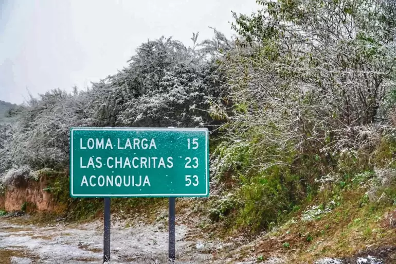 nevadas ruta
