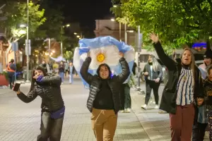 En im�genes: Catamarca celebr� el triunfo de Argentina y la clasificaci�n a octavos
