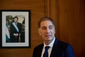 Diego Santilli pidi� la reelecci�n de Javier Milei "para que la Argentina no vuelva atr�s"