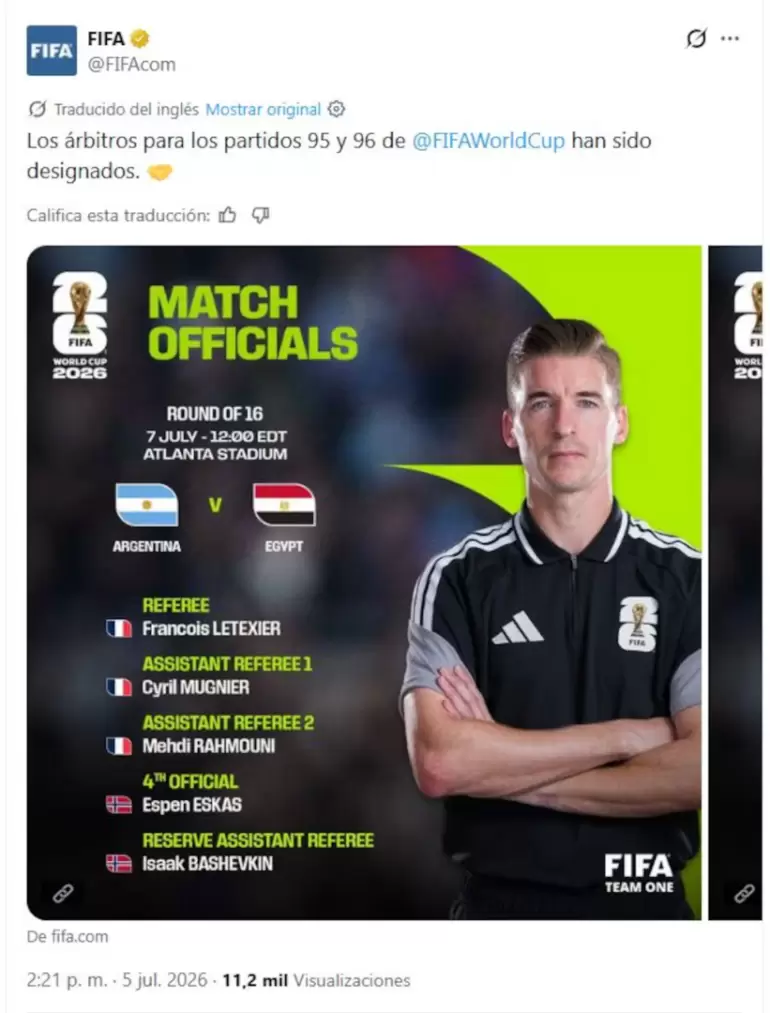 mundial 2026 arbitro
