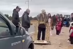 �Qu� le pas� a la Imagen peregrina de la Virgen del Valle que iba a La Rioja?